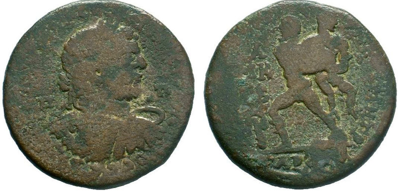 Roman Provincial Coins CILICIA. Tarsus. Caracalla (198-217). AE Bronze. Obv: AVT...