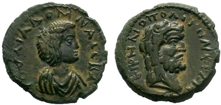 CILICIA. Irenopolis-Neronias. Julia Domna, Augusta, 193-217. Diassarion AE Bronz...