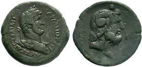 Egypt.Alexandria, Antoninus Pius AE Drachm.Year 17 (= 153/4). Laureate, draped and cuirassed bust r., seen from behind / Bust of Zeus-Ammon r. Köln 17...