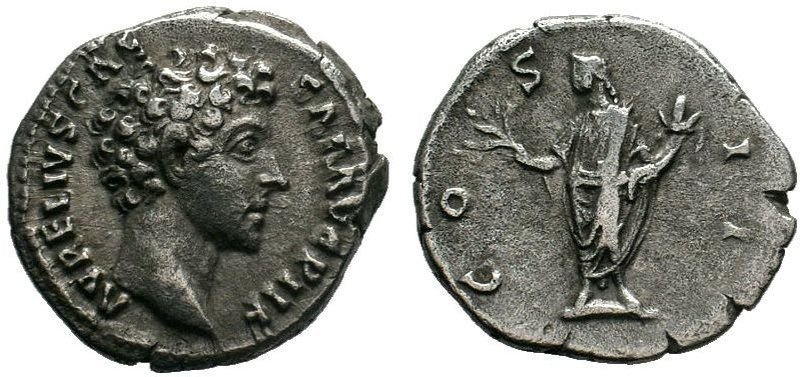 Marcus Aurelius AR Denarius, Honos reverse
Marcus Aurelius , as Caesar (139-161 ...