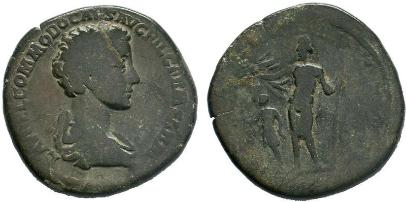 Commodus. AD 177-192. Æ Sestertius 

Condition: Very Fine

Weight: 26.30 gr 
Dia...