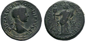 Pisidia, Antioch Gordian III, 238-244.AE Bronze. Laureate, draped and cuirassed bust r. Rev. Tyche standing l., holding Tessera and cornucopia. Krzyza...