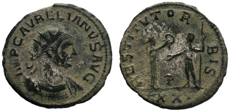 Aurelianus Antoninianus (270-275 AD). AE Antoninianus Antiochia. Obv. IMP C AVRE...