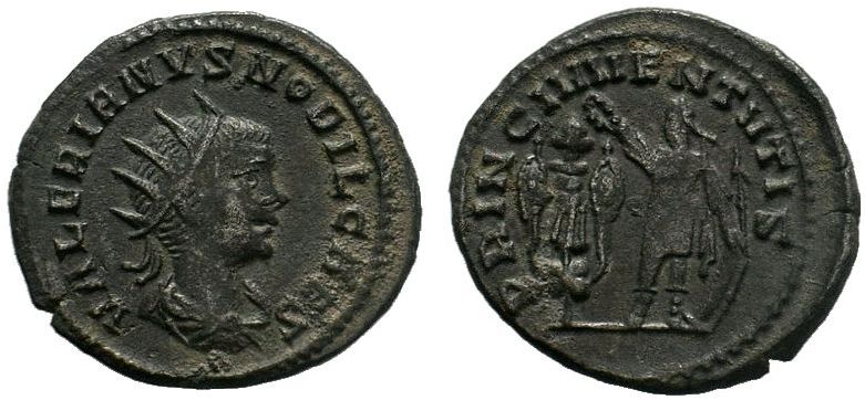 Valerian II. Caesar, A.D. 253-255. BI antoninianus. Samosata, A.D. 255/6. VALERI...