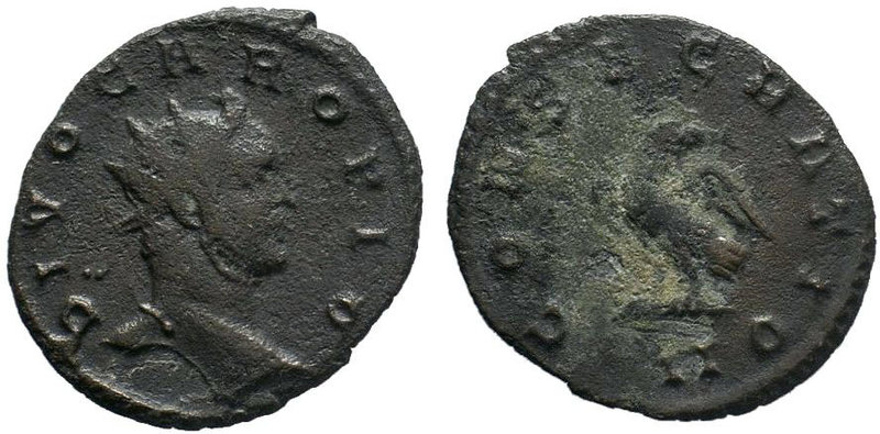 Carus, Divus. Antoninianus.bDied 283 AD. Antoninianus. Lugdunum, 284 AD. Obv: DI...