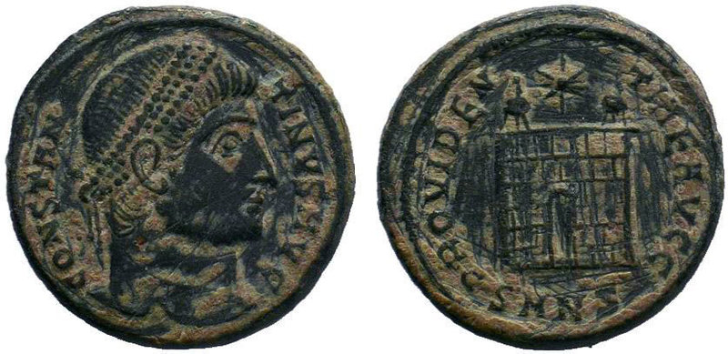 CONSTANTINE I. 307-337 AD. Æ Follis. Nicomedia mint. Struck 328-9 AD. CONSTAN-TI...