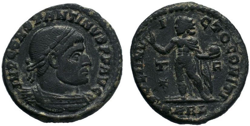 Constantine I. A.D. 307/10-337. AE follis (18.1 mm, 2.64 g, 5 h). Arles mint, st...