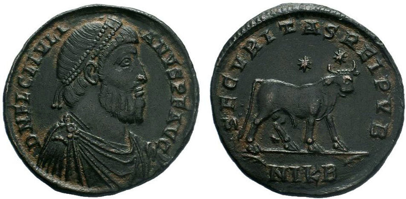 JULIAN II APOSTATA (361-363). Double Maiorina. Nicomedia.
Obv: D N FL CL IVLIANV...