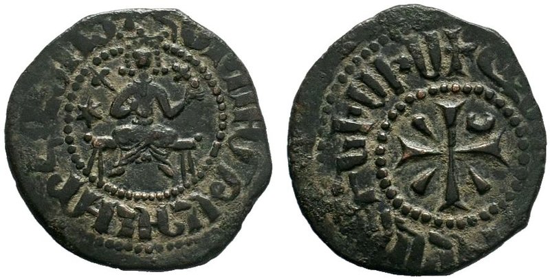 ARMENIA.Cilician Armenia.Hetoum I, Sis mint. Struck circa AD 1226-1270.AE Kardez...