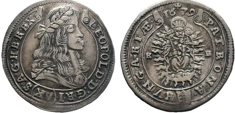 Leopold I, House of Habsburg. XV Kreuzer 1679

Condition: Very Fine

Weight: 6.4...
