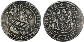 Sigismund III Vasa 1587-1632, 1/4 Thaler, Danzig 1624 -
Sigismund III Vasa 1587-1632, Nice presence, with old patina; very rare year of Danzig 1/4 Tha...