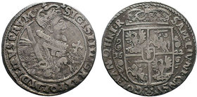 Sigismund III Vasa
Ort (18 Groszy) 1620 I.I – V.E, Bydgoszcz
 Metal: Ag, Średnica/diameter: 30 mm, Stan zachowania/grade: 2
Aw.: Półpostać króla w pra...
