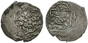 Timurids. Timur (Tamerlane). AH 771-807 / AD 1370-1405. AR Akçe. Citing Chagatai khan Erzincan mint circa AH 795-807 / AD 1393-1405..Obv: Arabic legen...
