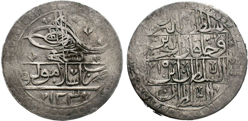 OTTOMAN EMPIRE. Selim III AH 1203-1222 / AD 1789-1807. 100 Para - 2 1/2 Qurush. ...