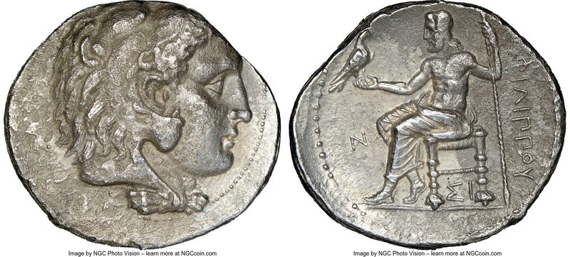 MACEDONIAN KINGDOM. Philip III Arrhidaeus (323-317 BC). AR tetradrachm (29mm, 1h...