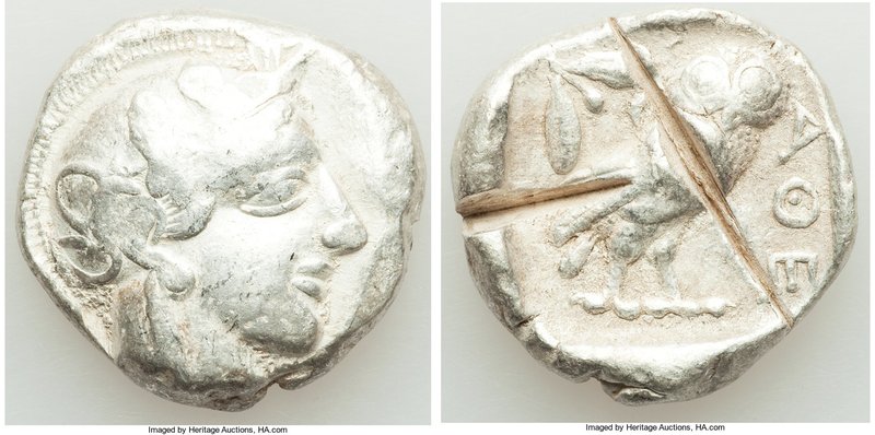 ATTICA. Athens. Ca. 440-404 BC. AR tetradrachm (25mm, 17.10 gm, 12h). Fine, test...