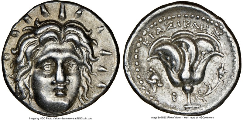 CARIAN ISLANDS. Rhodes. Ca. 250-205 BC. AR didrachm (20mm, 12h). NGC Choice XF. ...