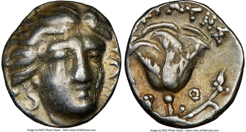CARIAN ISLANDS. Rhodes. Ca. 230-205 BC. AR hemidrachm (11mm, 12h). NGC Choice VF...