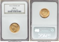 Napoleon gold 20 Francs 1812-A MS61 NGC, Paris mint, KM695.1, Fr-511.

HID09801242017