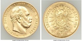 Prussia. Wilhelm I gold 10 Mark 1872-C AU, Cleve mint, KM502. AGW 0.1152 oz.

HID09801242017