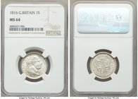 George III Shilling 1816 MS64 NGC, KM666, S-3790.

HID09801242017