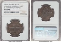 Shropshire. Coalbrook Dale 1/2 Penny Token 1792 MS61 Brown NGC, D&H-14. 30mm. 

HID09801242017
