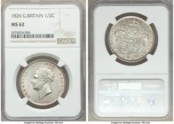 George IV 1/2 Crown 1826 MS62 NGC, KM695, S-3809. 

HID09801242017