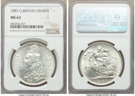 Victoria Crown 1887 MS63 NGC, KM765, S-3921.

HID09801242017
