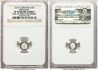 Elizabeth II 5-Piece Certified silver Britannia Set 2014 PR70 Ultra Cameo NGC, 1) 10 Pence (1/20 oz) S-BB2 2) 20 Pence (1/10 oz) S-BC12 3) 50 Pence (1...