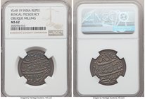 British India. Bengal Presidency Rupee Year 19 (1793-1818) MS62 NGC, Calcutta mint, Stevens-4.18. Edge Grained Right/Oblique Milling.

HID09801242017
