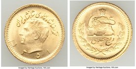 Muhammad Reza Pahlavi gold 1/4 Pahlavi SH 1351 (1972) UNC, KM1160a. Choice Uncirculated. AGW 0.0589 oz.

HID09801242017