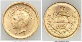 Mohammad Reza Pahlavi gold Pahlavi SH1331 (1952) UNC, KM1162.

HID09801242017