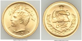 Muhammad Reza Pahlavi gold Pahlavi SH 1351 (1972) UNC, KM1162. Gem quality with virtually flawless fields. AGW 0.2354 oz.

HID09801242017