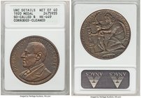 USA Administration copper "Wilson" Dollar 1920 UNC Details (Corroded, Cleaned) Net XF40 ANACS, KM-X11a, HK-449. Struck to commemorate the opening of t...