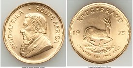 Republic gold Krugerrand 1975 Gem UNC, KM73. AGW 1.0003 oz.

HID09801242017