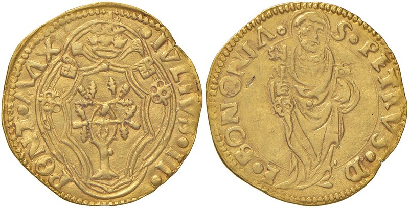 Bologna. Giulio II (1503-1513). Ducato papale (1503-1507) AV gr. 3,44. Muntoni 9...