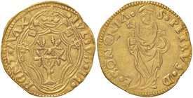Bologna. Giulio II (1503-1513). Ducato papale (1503-1507) AV gr. 3,44. Muntoni 90. Berman 602. Chimienti 236. MIR 577. Migliore di BB