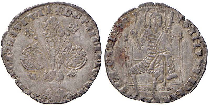 Firenze. Repubblica sec. XIII-1532. 1326/I semestre. Grosso da 30 denari (segno ...