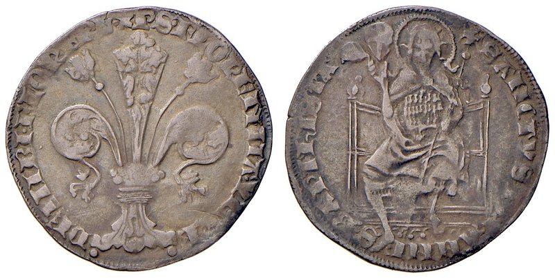 Firenze. Repubblica sec. XIII-1532. 1363/II semestre. Guelfo da 5 soldi (segno r...