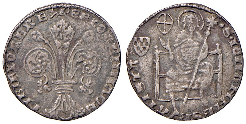 Firenze. Repubblica sec. XIII-1532. 1391/I semestre. Guelfo da 5 soldi e 6 denar...