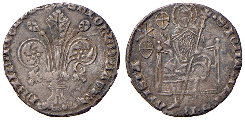 Firenze. Repubblica sec. XIII-1532. 1405/I semestre. Guelfo da 5 soldi e 6 denar...