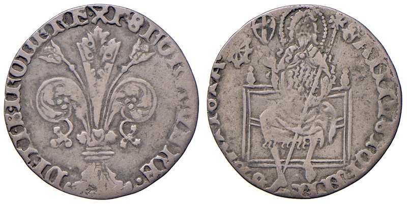Firenze. Repubblica sec. XIII-1532. 1411/II semestre. Guelfo da 5 soldi e 6 dena...