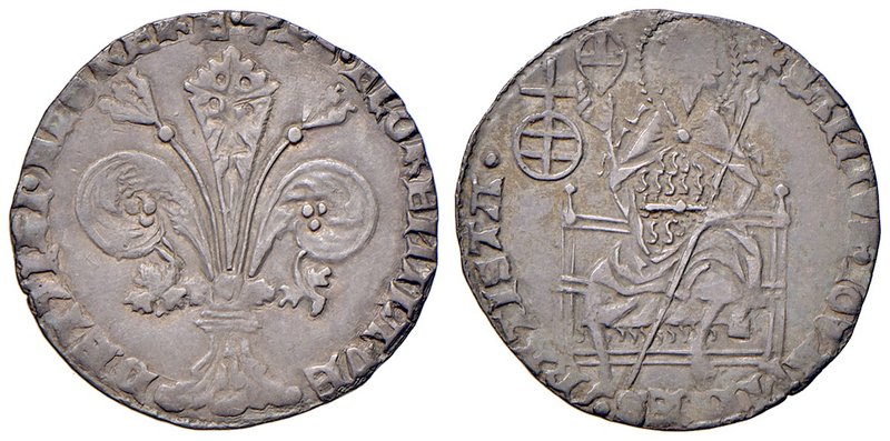 Firenze. Repubblica sec. XIII-1532. 1412/I semestre. Guelfo da 5 soldi e 6 denar...