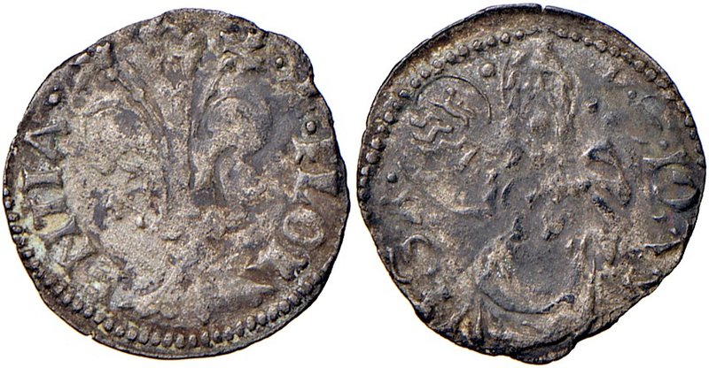 Firenze. Repubblica sec. XIII-1532. 1440/I semestre. Quattrino (segno stemma Ruc...