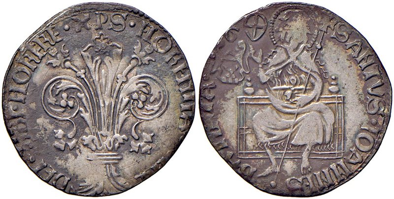 Firenze. Repubblica sec. XIII-1532. 1452/II semestre. Grosso da 5 soldi e 4 dena...