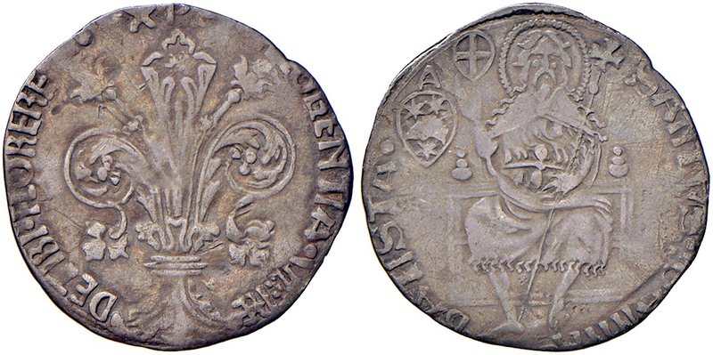 Firenze. Repubblica sec. XIII-1532. 1457/I semestre. Grosso da 5 soldi e 4 denar...