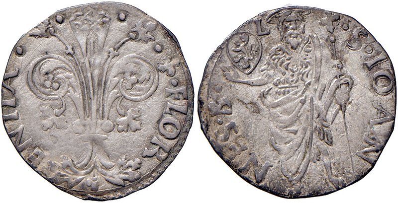 Firenze. Repubblica sec. XIII-1532. 1484/II semestre. Grosso da 6 soldi e 8 dena...