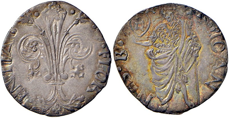 Firenze. Repubblica sec. XIII-1532. 1488/II semestre. Grosso da 6 soldi e 8 dena...