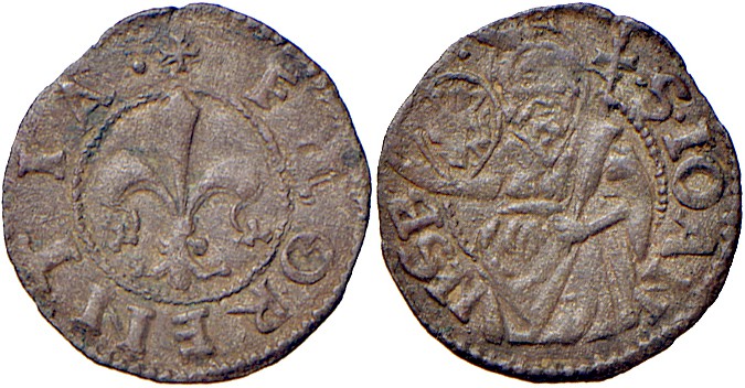 Firenze. Repubblica sec. XIII-1532. 1490/II semestre. Picciolo (segno stemma Por...