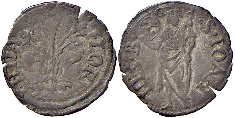 Firenze. Repubblica sec. XIII-1532. 1491/I semestre. Quattrino bianco (segno ste...